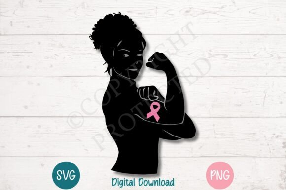 Download Strong Woman Breast Cancer Awareness SVG - Cancer Collection