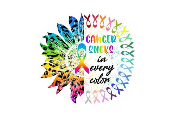 Download Cancer Sucks in Every Color Sublimation - Cancer Collection