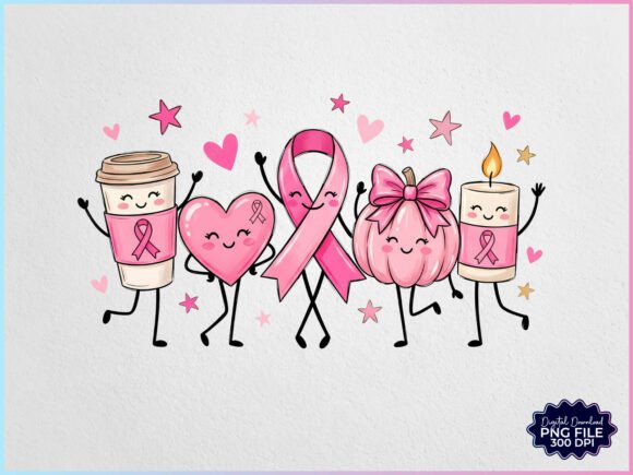 Download Breast Cancer Awareness Doodles PNG - Cancer Collection