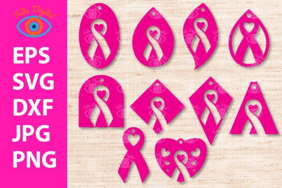 Download Cancer Awareness Earring Design - Cancer Collection