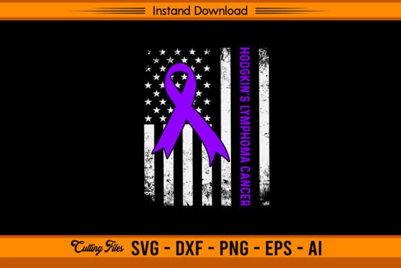 Download Hodgkin's Lymphoma Cancer USA Flag - Cancer Collection