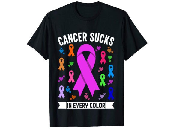 Download Cancer Sucks in Awareness T-Shirt Free - Cancer Collection