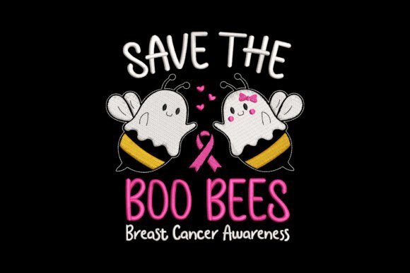 Download Boo Bees Breast Cancer Awareness - Cancer Collection