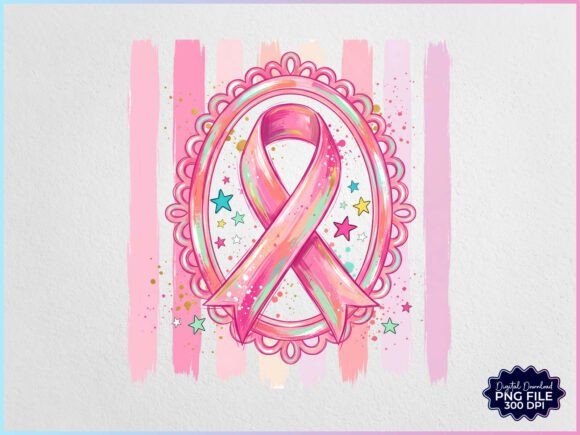 Download Preppy Breast Cancer Awareness Ribbon - Cancer Collection