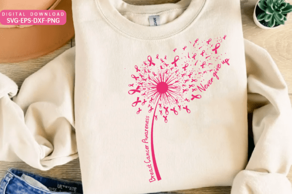 Download Dandelion Breast Cancer Png,Never Giver - Cancer Collection